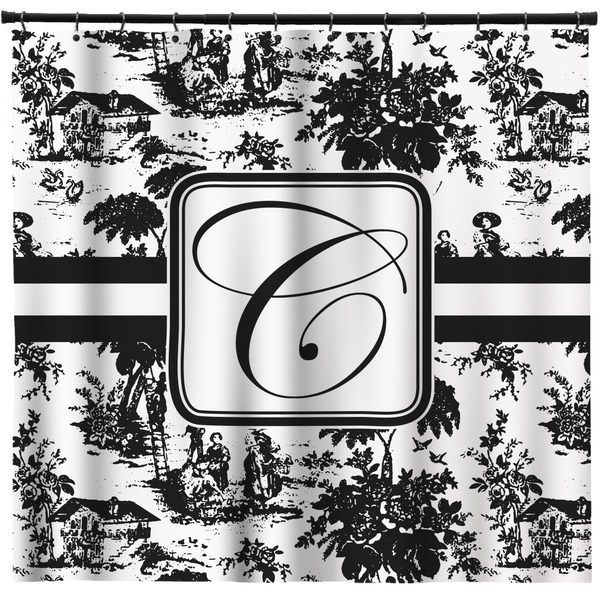 Custom Toile Shower Curtain - Custom Size (Personalized)
