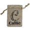 Toile Small Burlap Gift Bag - Front (Personalized)