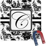 Toile Square Fridge Magnet (Personalized)