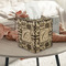 Toile Square Tissue Box Covers - Wood - In Context