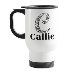 Toile Stainless Steel Travel Mug with Handle