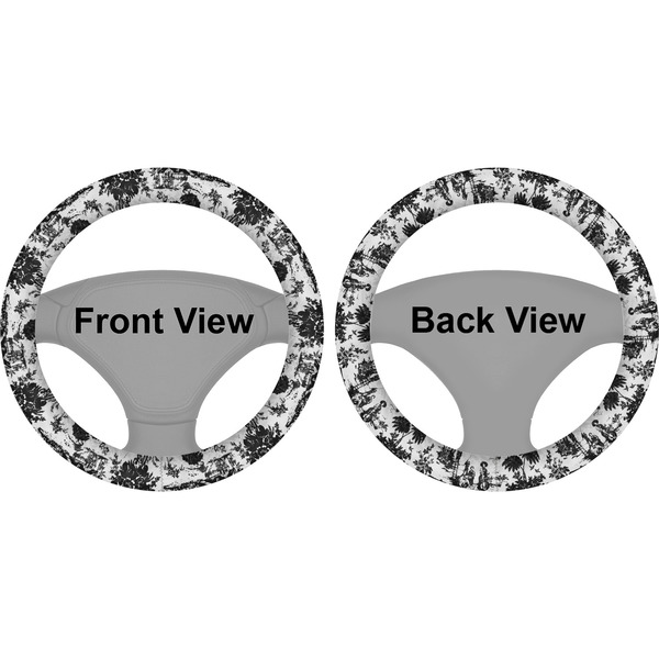 Toile Steering Wheel Cover- Front and Back
