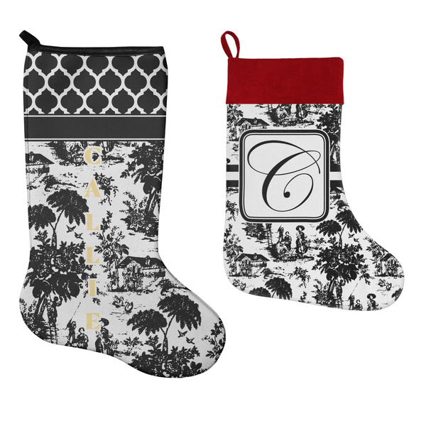 Toile Stockings - Side by Side compare