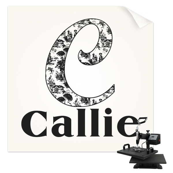 Custom Toile Sublimation Transfer - Baby / Toddler (Personalized)