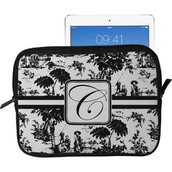 Toile Tablet Case / Sleeve - Large (Personalized)