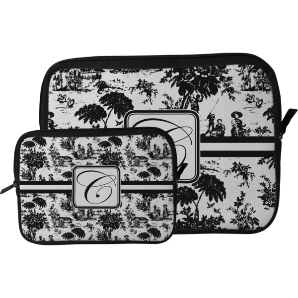 Toile Tablet Sleeve (Size Comparison)