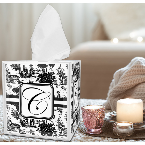 Toile Tissue Box - LIFESTYLE