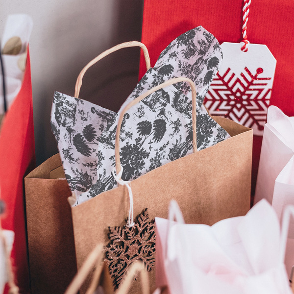 Toile Tissue Paper - In Gift Bag