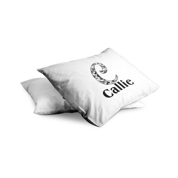 Toile Toddler Pillow Case - TWO (partial print)