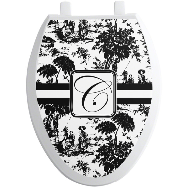 Toile Toilet Seat Decal (Personalized)