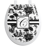 Toile Toilet Seat Decal (Personalized)