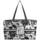 Toile Tote w/Black Handles - Front View