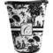 Toile Waste Basket - Single Sided (Black) (Personalized)