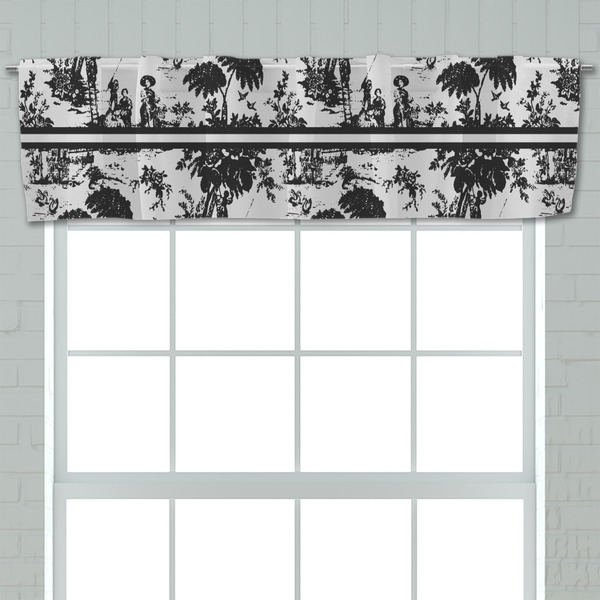 Toile Valance - Closeup on window