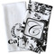 Toile Waffle Weave Towels - Two Print Styles
