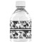 Toile Water Bottle Label - Back View