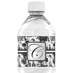 Toile Water Bottle Labels - Custom Sized (Personalized)