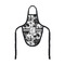 Toile Wine Bottle Apron - FRONT/APPROVAL