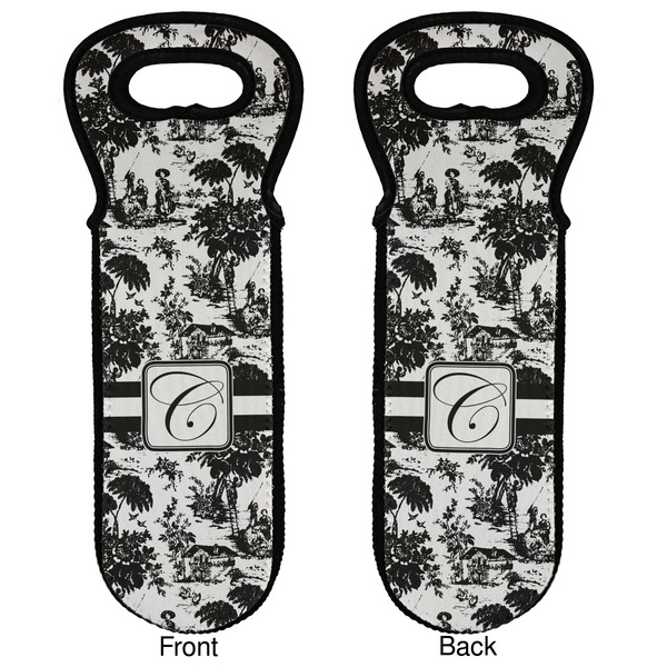 Toile Wine Tote Front & Back