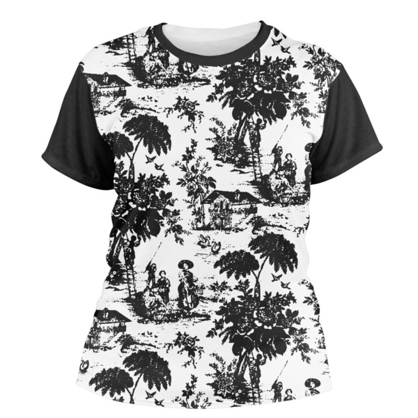 Custom Toile Women's Crew T-Shirt - 2X Large