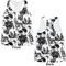 Toile Womens Racerback Tank Tops - Medium - Front and Back