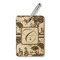 Toile Wood Luggage Tags - Rectangle - Front/Main