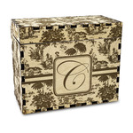 Toile Wood Recipe Box - Laser Engraved (Personalized)