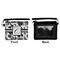 Toile Wristlet ID Cases - Front & Back