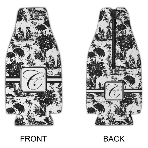 Toile Zipper Bottle Cooler - APPROVAL