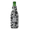 Toile Zipper Bottle Cooler - FRONT (bottle)