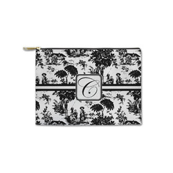 Toile Zipper Pouch - Small - 8.5"x6" (Personalized)