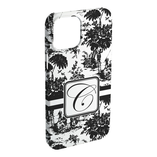 Custom Toile iPhone Case - Plastic - iPhone 15 Pro Max (Personalized)