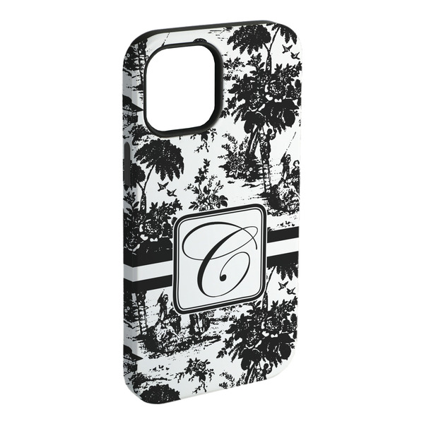 Custom Toile iPhone Case - Rubber Lined - iPhone 15 Pro Max (Personalized)