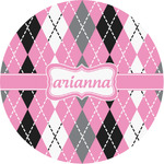 Argyle Multipurpose Round Labels - 1" (Personalized)