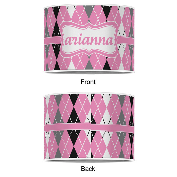 Argyle 12" Drum Lampshade - APPROVAL (Poly Film)