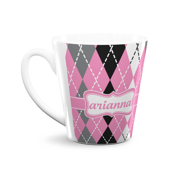 Argyle 12 Oz Latte Mug - Front
