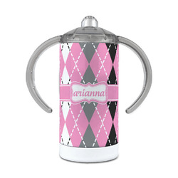 Argyle 12 oz Stainless Steel Sippy Cup (Personalized)