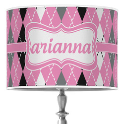 Argyle 16" Drum Lamp Shade - Poly-film (Personalized)