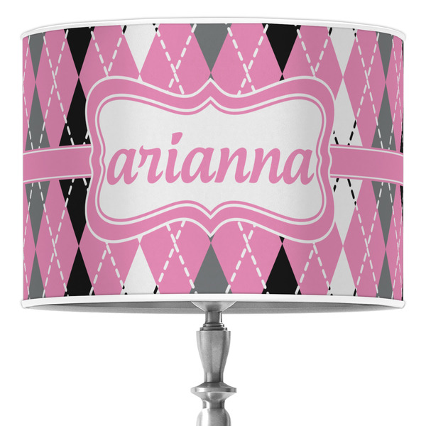 Custom Argyle Drum Lamp Shade (Personalized)