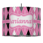 Argyle Drum Pendant Lamp (Personalized)