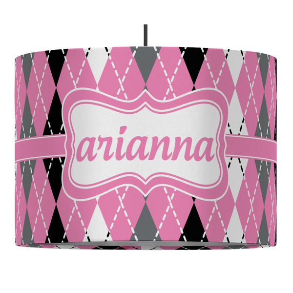 Argyle 16" Drum Lampshade - PENDANT (Fabric)