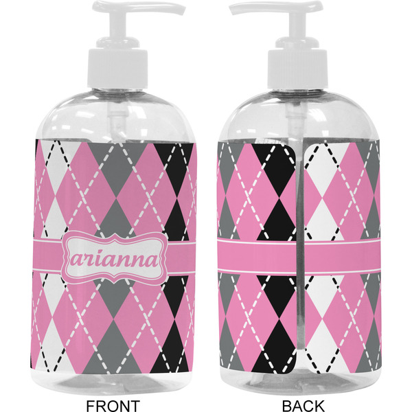 Argyle 16 oz Plastic Liquid Dispenser- Approval- White