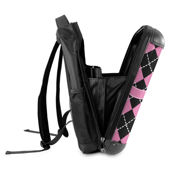Argyle 18" Hard Shell Backpacks - SIDE OPEN