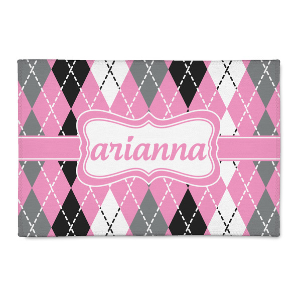 Custom Argyle 2' x 3' Patio Rug (Personalized)