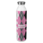 Argyle 20oz Stainless Steel Water Bottle - Full Print (Personalized)