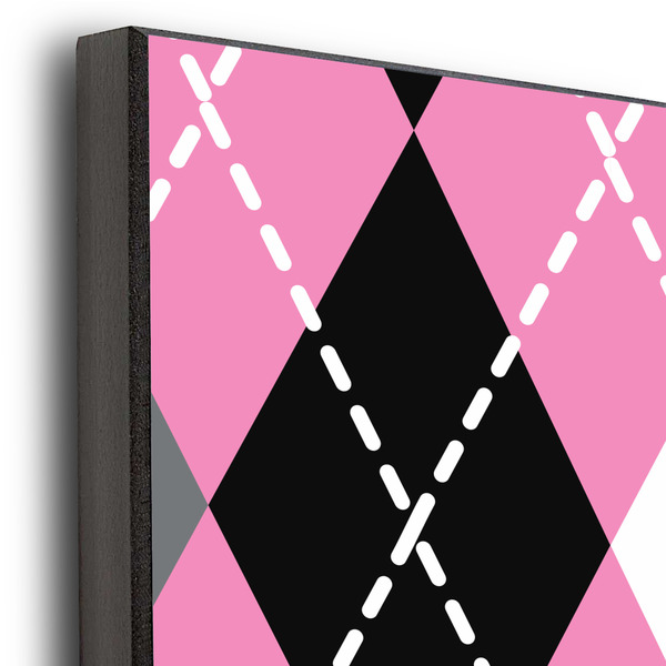 Argyle 20x24 Wood Print - Closeup