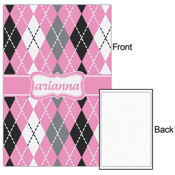 Argyle 20x30 - Matte Poster - Front & Back