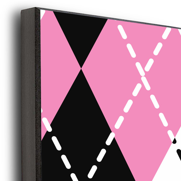 Argyle 20x30 Wood Print - Closeup