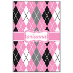 Argyle Wood Print - 20x30 (Personalized)