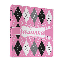 Argyle 3 Ring Binder - Full Wrap - 1" (Personalized)